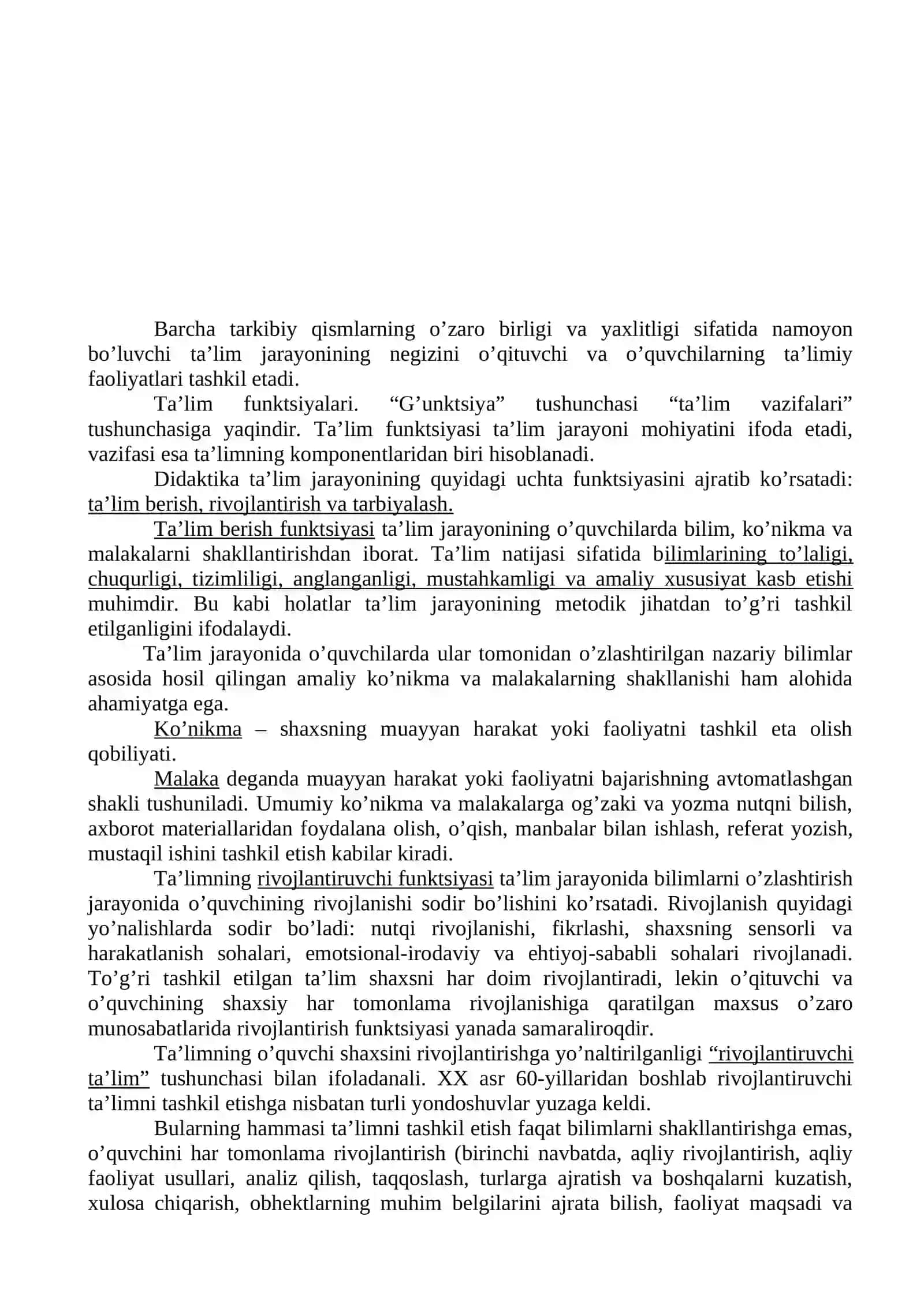 O'qituvchining ta'lim jarayaoniga qo'yiladigan asosiy talabalar va o'z ijodiy kayfiyatini boshqarish 3