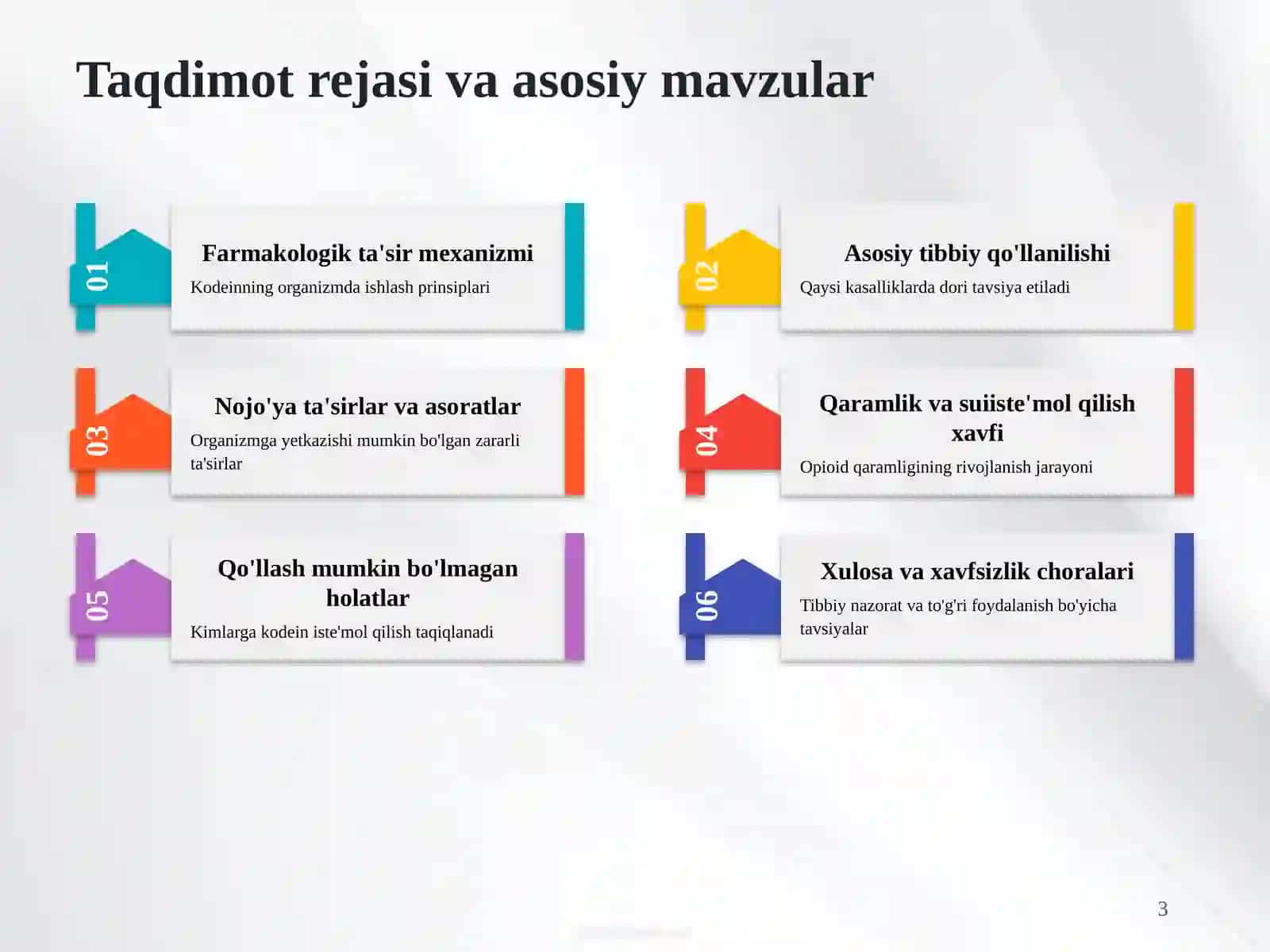 Kodein: Farmakologik xususiyatlari, tibbiy qo'llanilishi va xavf-xatarlari 3