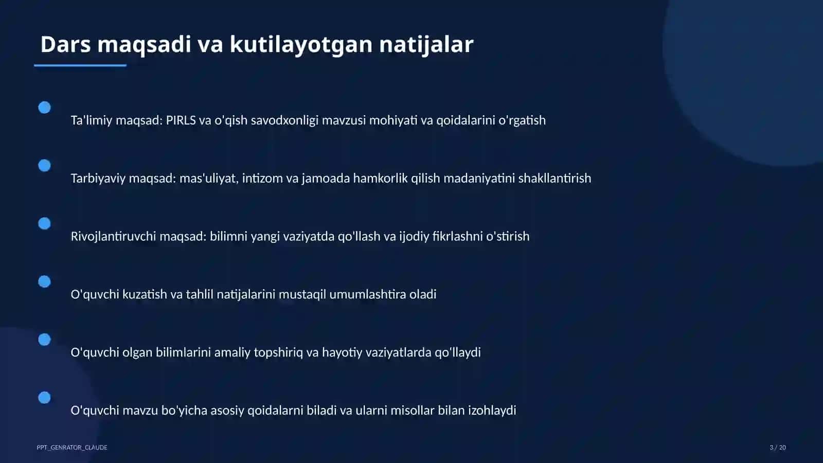 PIRLS va o'qish savodxonligi 3