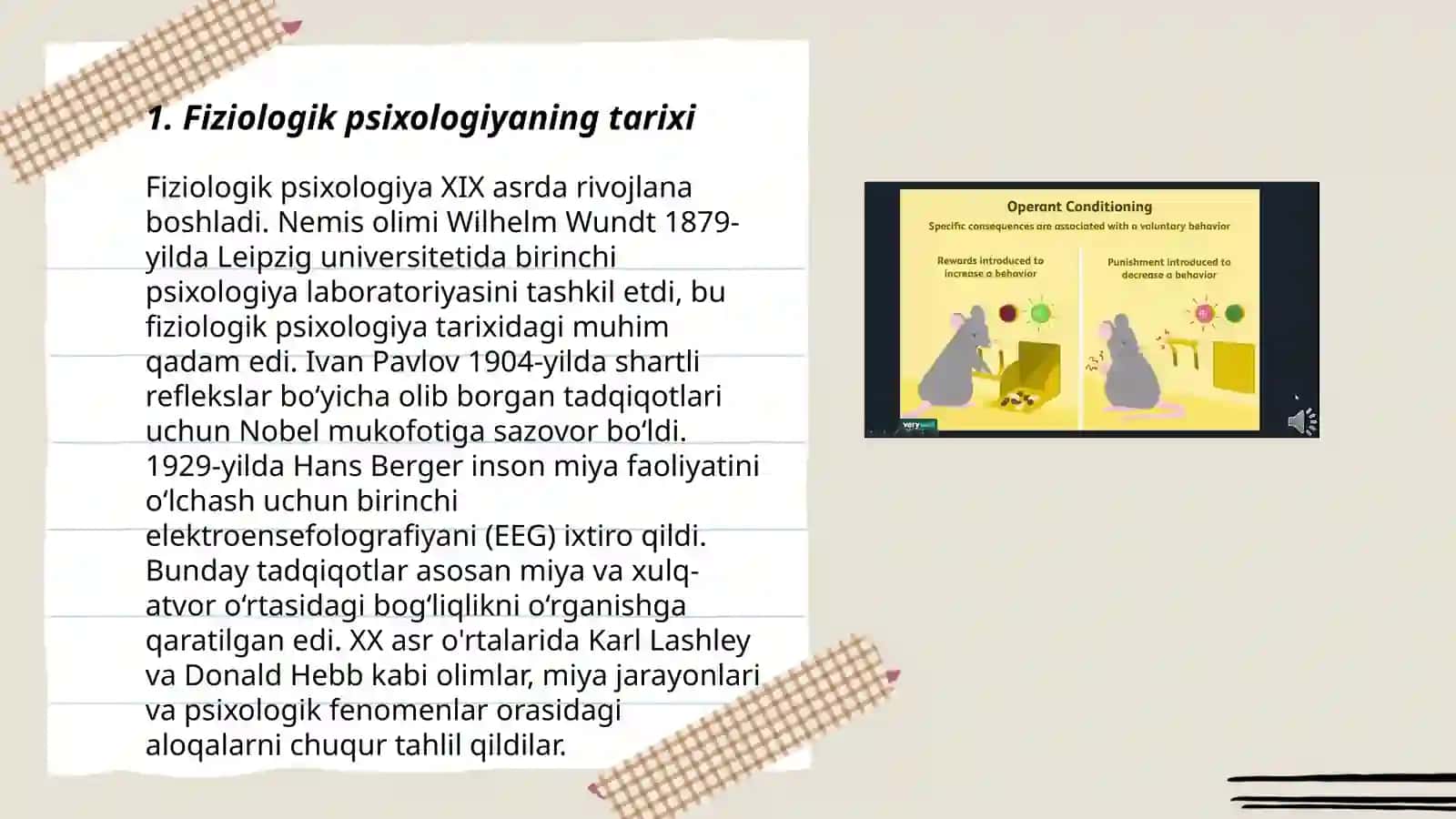 Fiziologik psixologiyaning paydo boʻlish sharoitlari 3