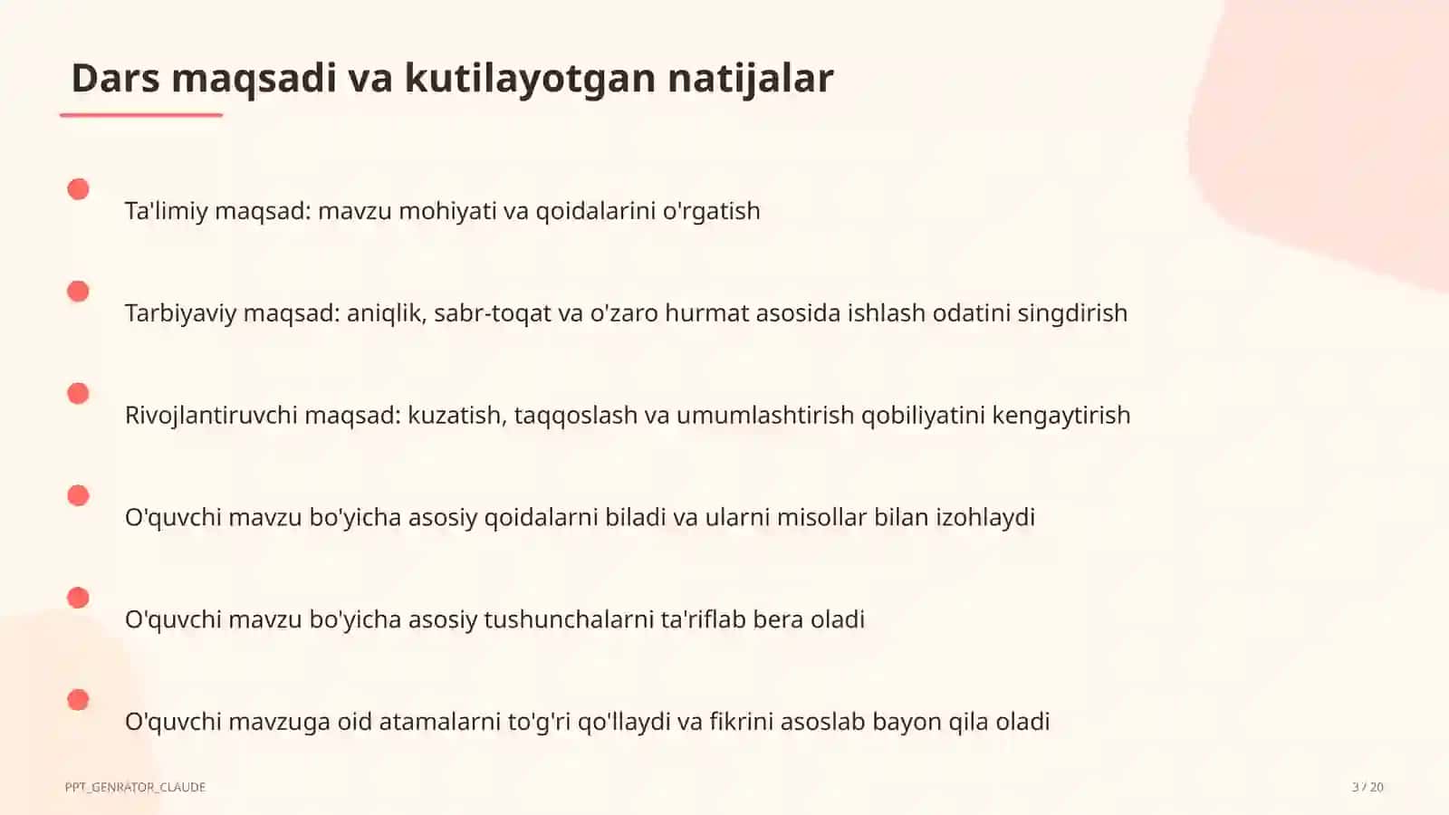Dolzarb mavzular — maktab va o'qituvchilar 3
