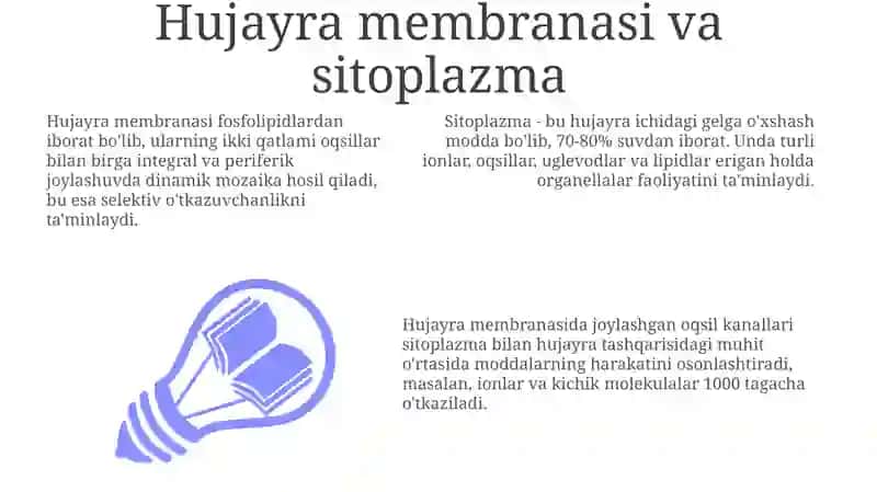Oʻsimlik va hayvon hujayrasining oʻxshashlik belgilari 3