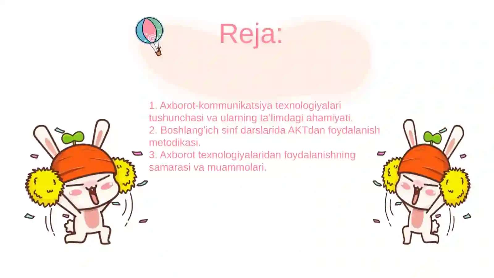 Axborot-kommunikatsiya texnologiyalari (AKT) taʼlimida 3