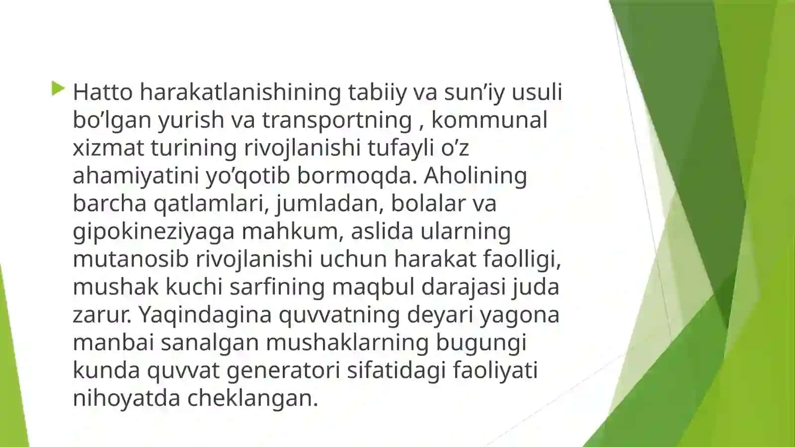 HARAKAT FAOLLIGI 3