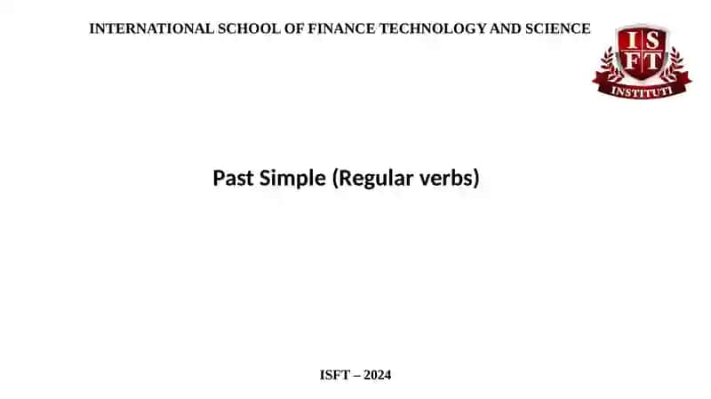 PastSimple (Regular verbs) 3
