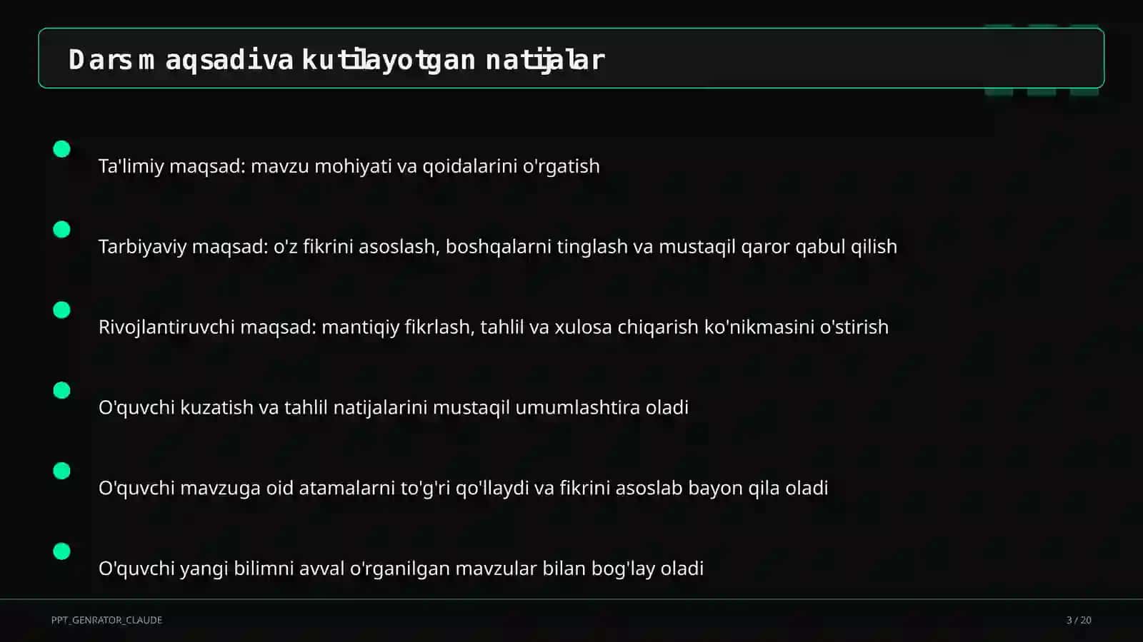 Nutq odobi va muloqot madaniyati (8-sinf) 3