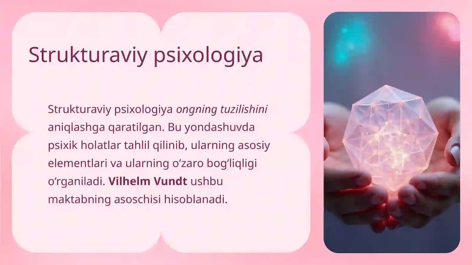 Psixologiya maktablari.Psixologiyaning tadqiqot metodlari 3