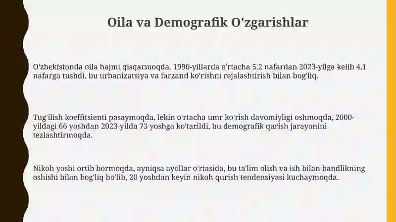 Demografik siljishlar va oilaviy tuzilmalarning evolyutsiyasi 3
