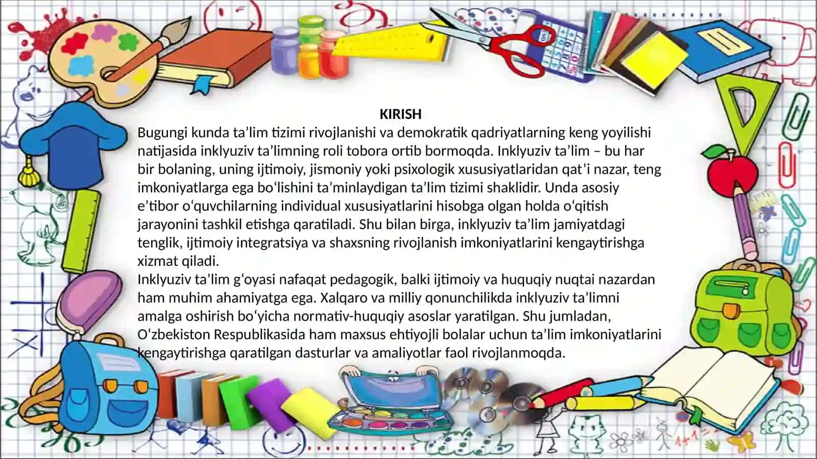 Inklyuziv ta'lim metodlari tahlili va xususiyatlari. 3