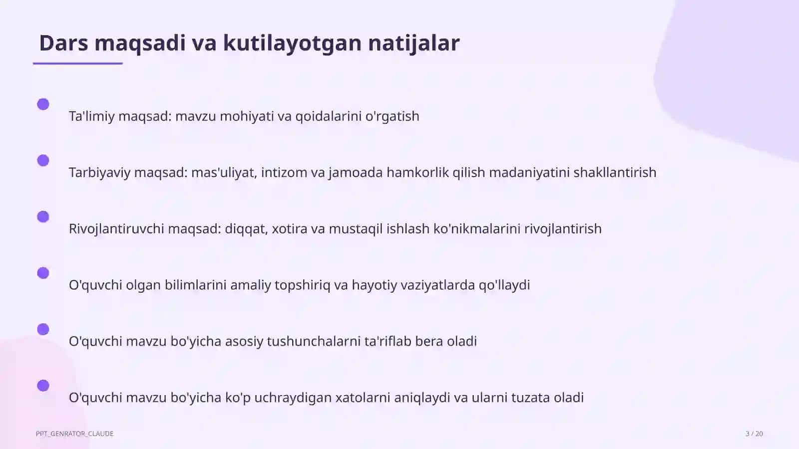 Job interview and career vocabulary (11-sinf) Ingliz tili 3