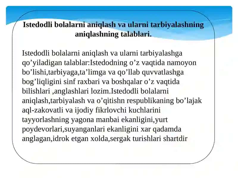 Istedodli bolalarni aniqlash va ularni tarbiyalash 3