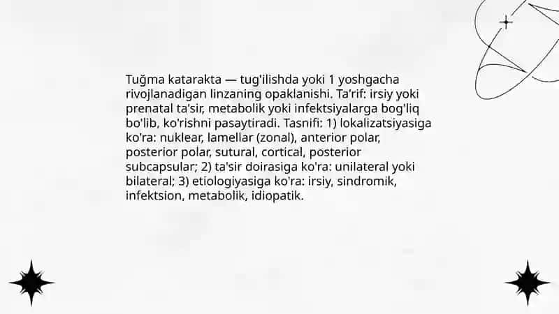 Tuğma katarakta 3