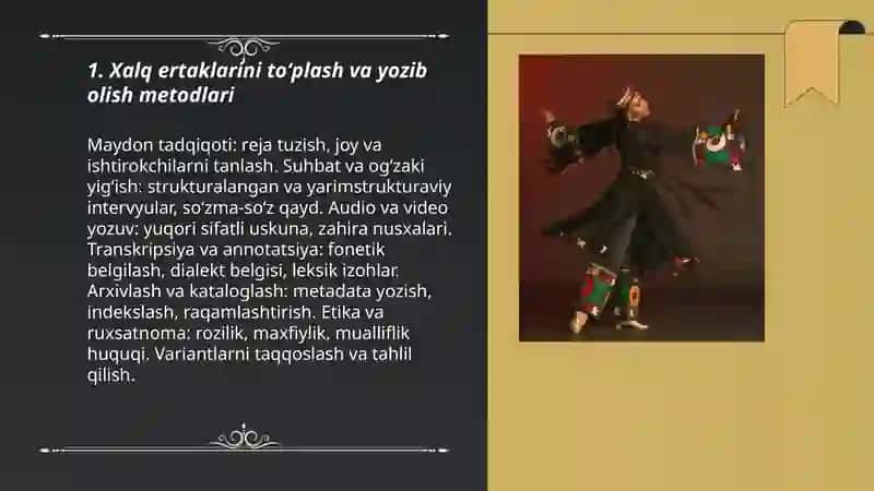 Xalq ertaklarini to'plash va yozib olish metodlari 3