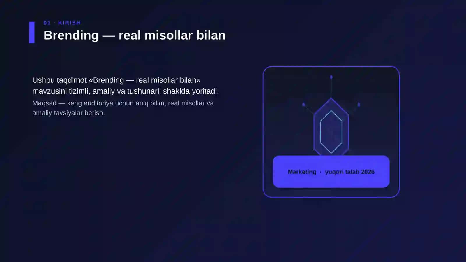 Brending — real misollar bilan 3