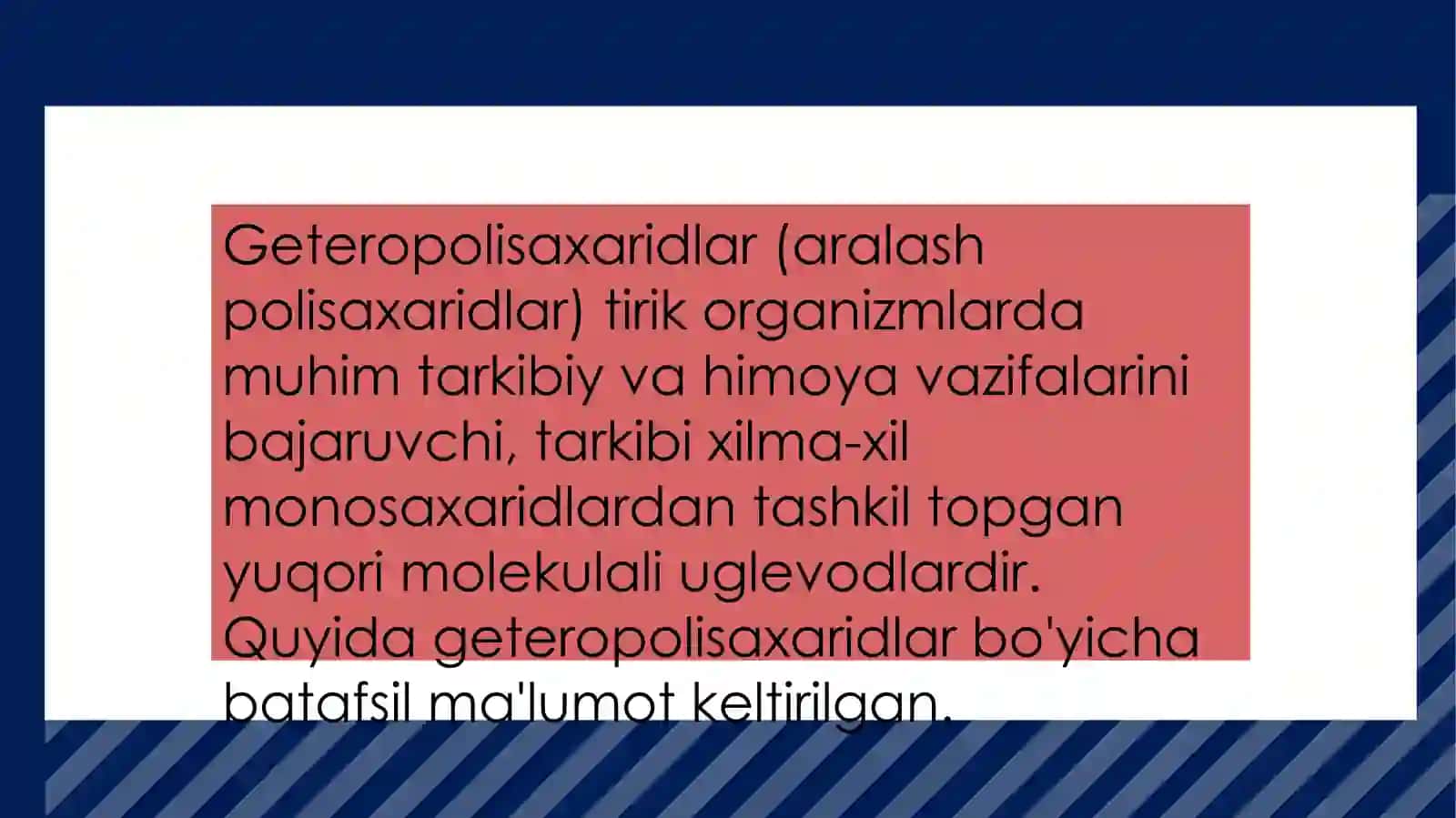 Geteropolisaxaridlar 3