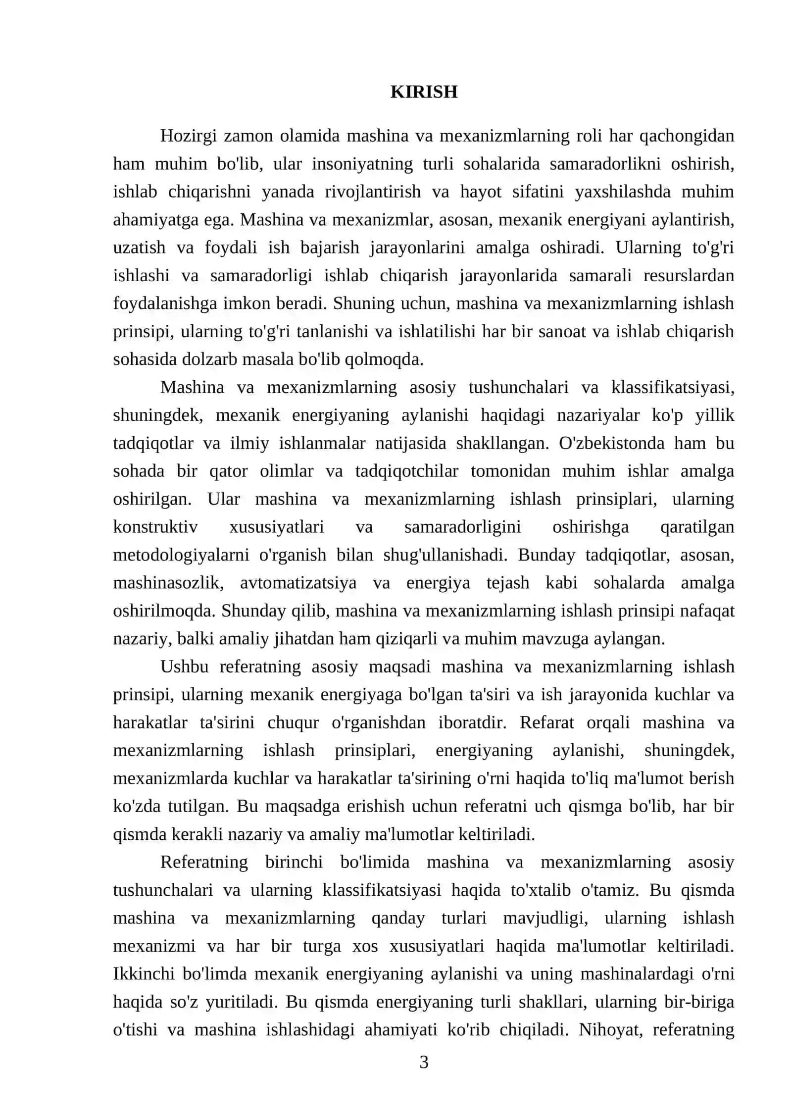 Mashina va mexanizmlarning ishlash prinsipi 3
