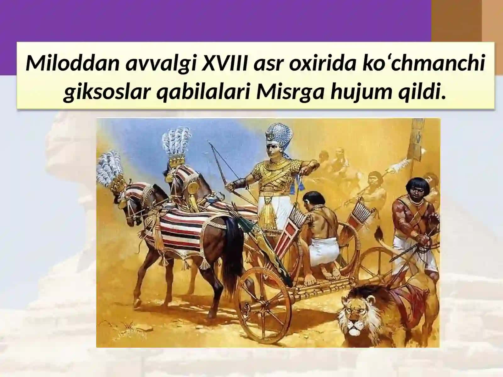 O‘RTA PODSHOLIK DAVRIDA MISR DAVLATI 3