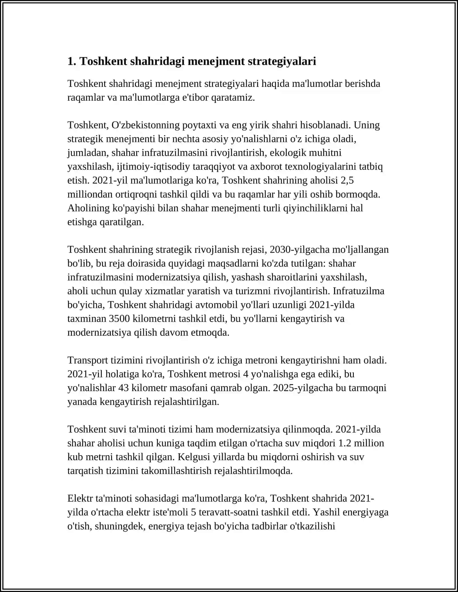 Toshkent Menejment va Iqtisodiyot 3