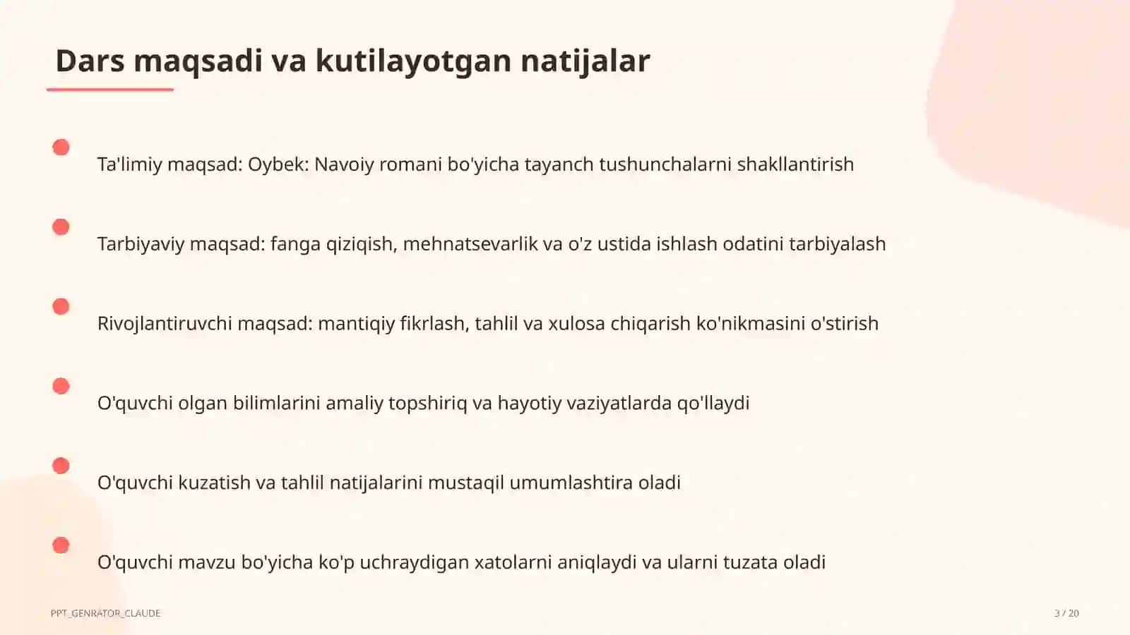 Oybek: Navoiy romani (10-sinf) 3