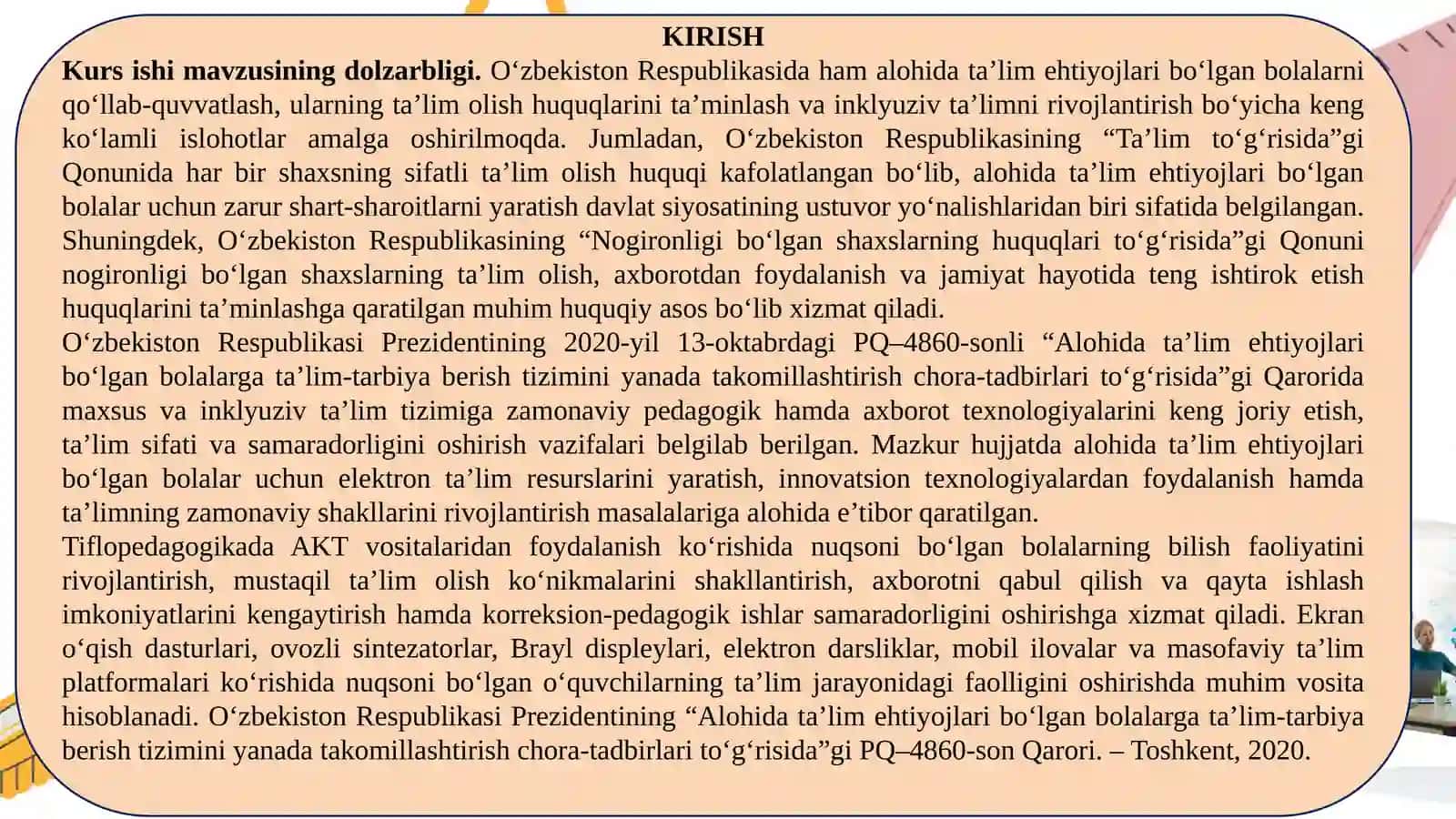 TIFLOPEDAGOGIKADA AKT DAN FOYDALANISH 3