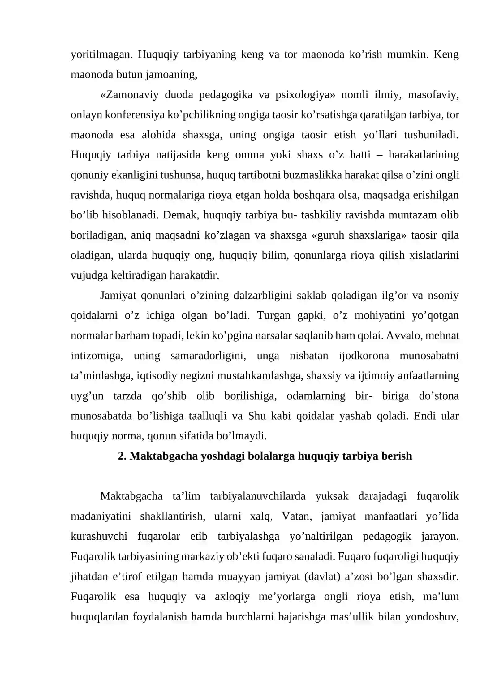 Maktabgacha yoshdagi bolalarga huquqiy tarbiya berish 3