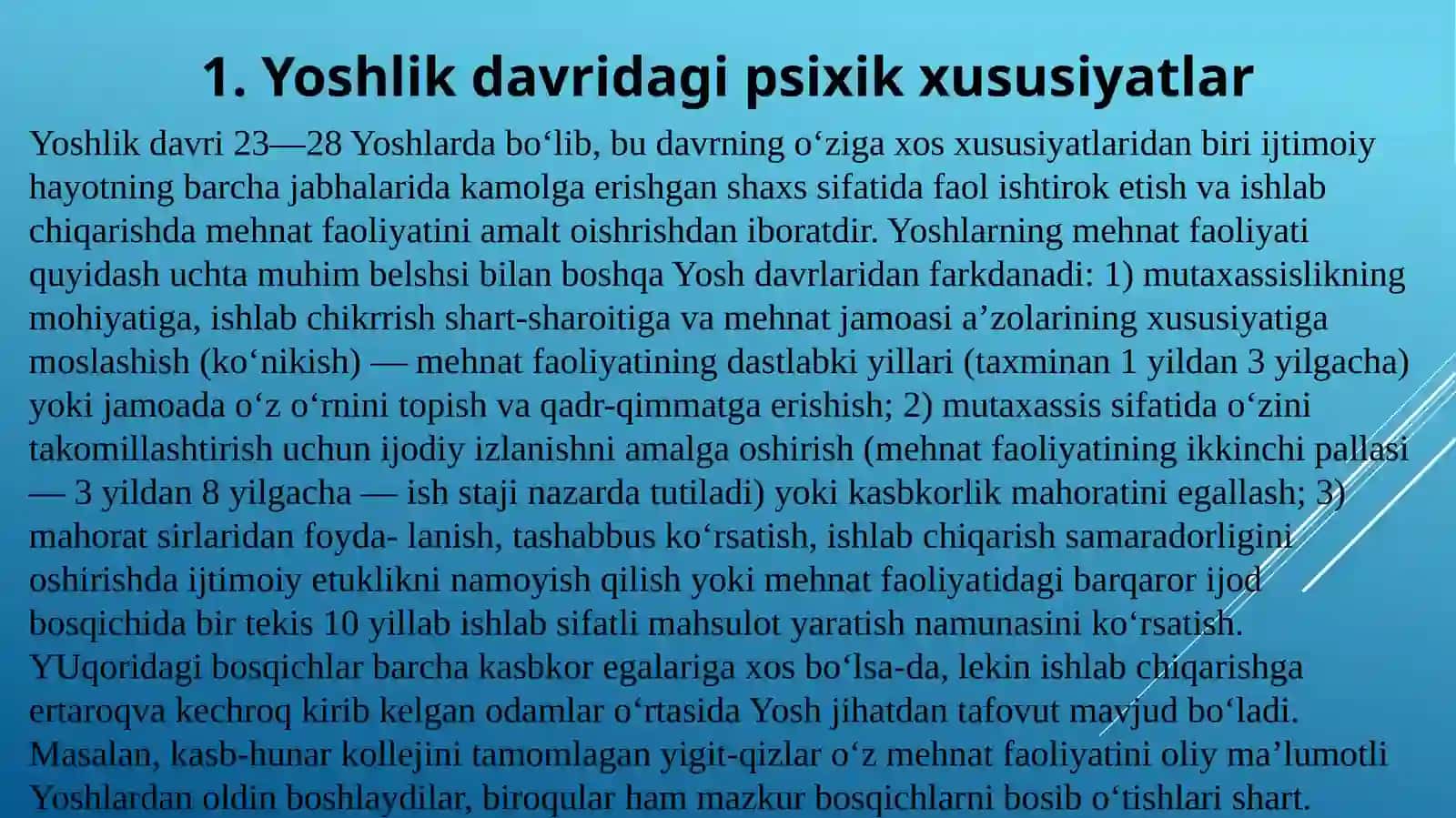 FARG`ONA DAVLAT21\131- KURSANTIRAHIMOV AZIZBEK VA QARSHIYEV ASADBEKNINGPSIXALOGIYA FANIDAN TAYYORLAGANTAQDIMOTI 3