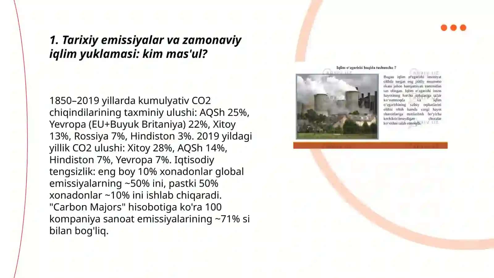 Iqlim ozgarishi kimga qimmatga tushyabdi 3