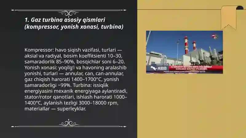 Gaz turbina qurilmalari 3