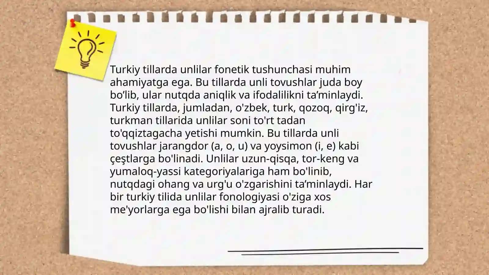 Turkiy tillarda unlilar taraqqiyoti 3