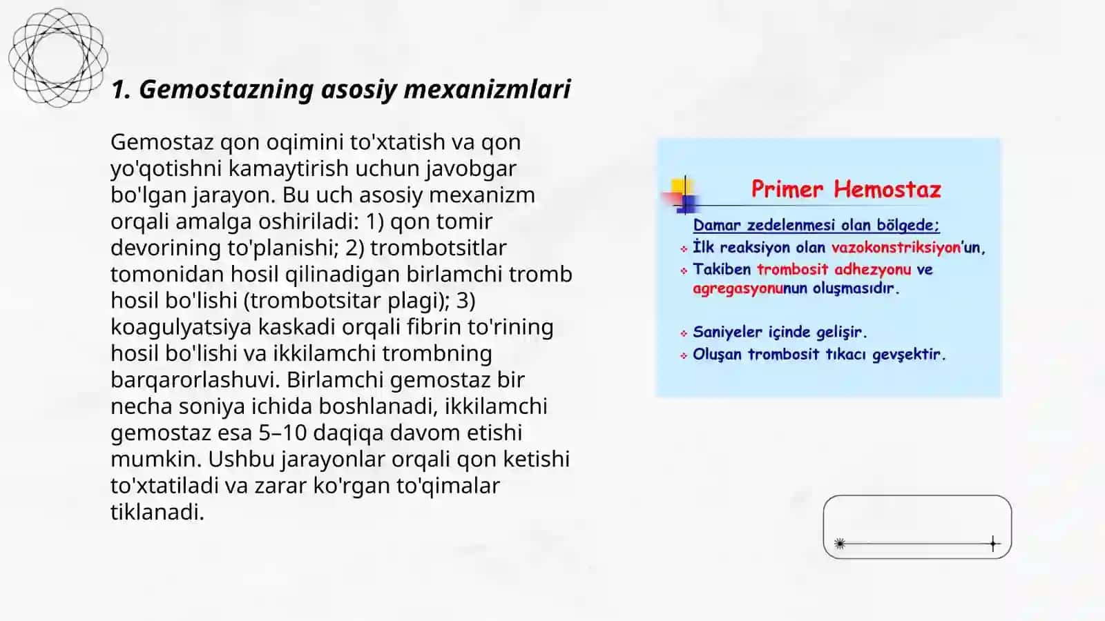 Gemostaz mexanizmlari va uning patologiyasi 3