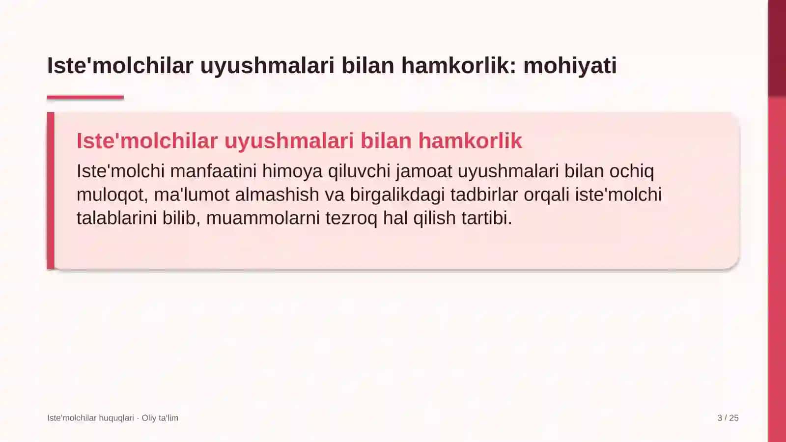 savdo uylarida iste'molchilar uyushmalari bilan hamkorlik qilish 9827 3