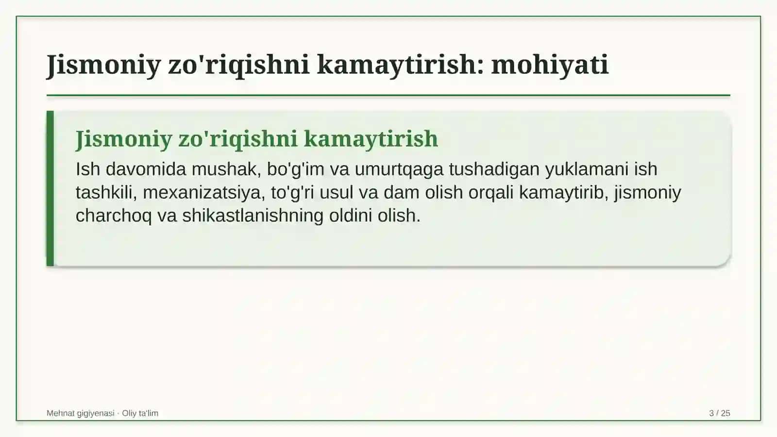 Konserva zavodlarida jismoniy zo'riqishni kamaytirish 3