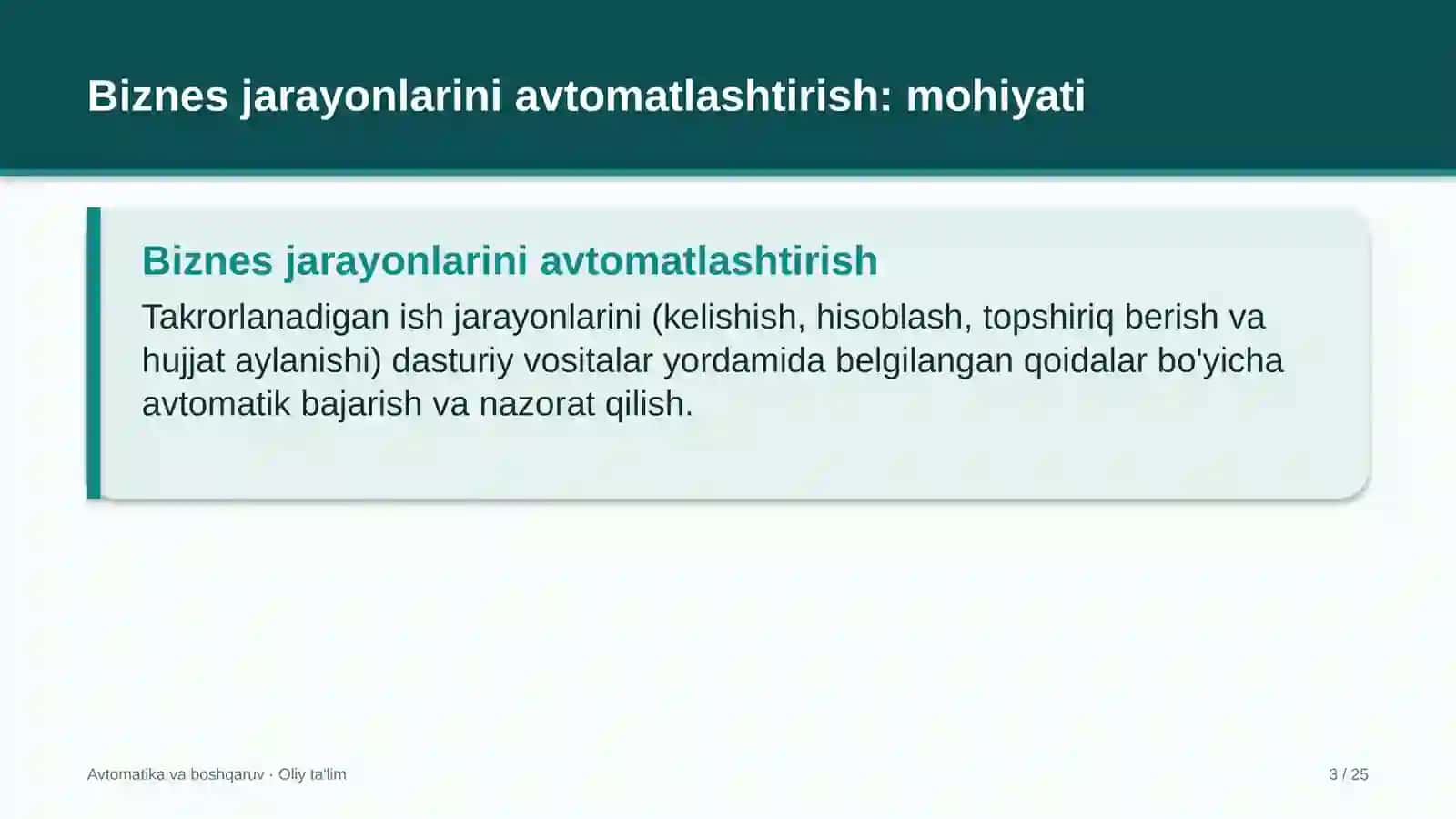 Aeroportlarda biznes jarayonlarini avtomatlashtirish 3