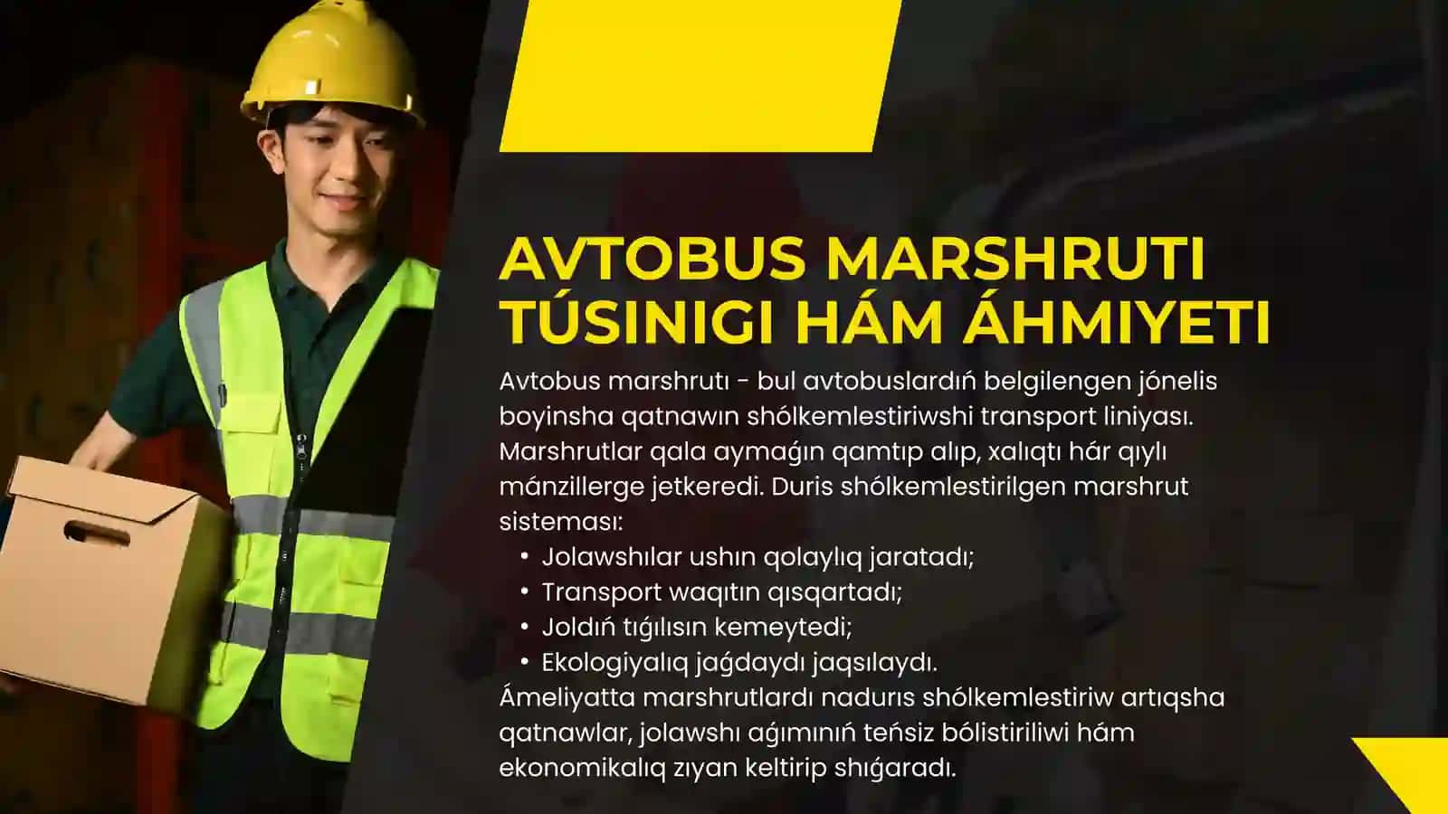 AVTOBUS JÓNELISLERI SXEMASIN OPTIMALLASTIRIW 3
