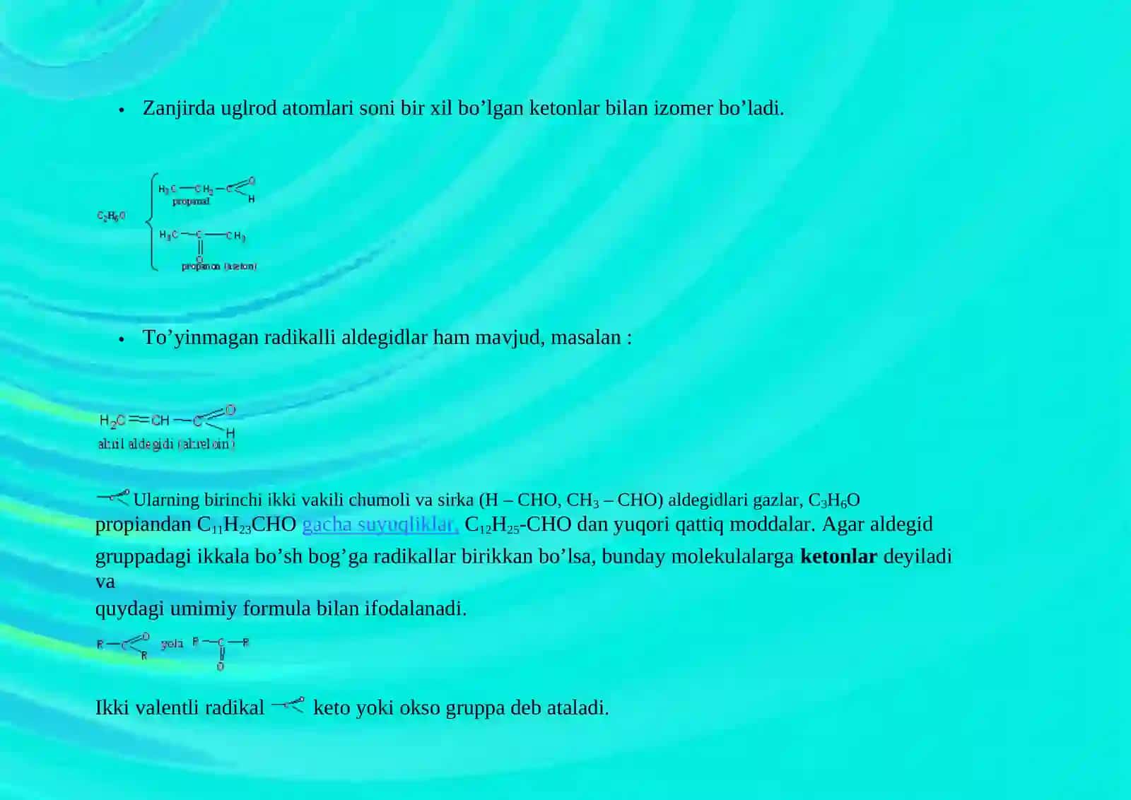 Aldegidlar va ketonlar 3