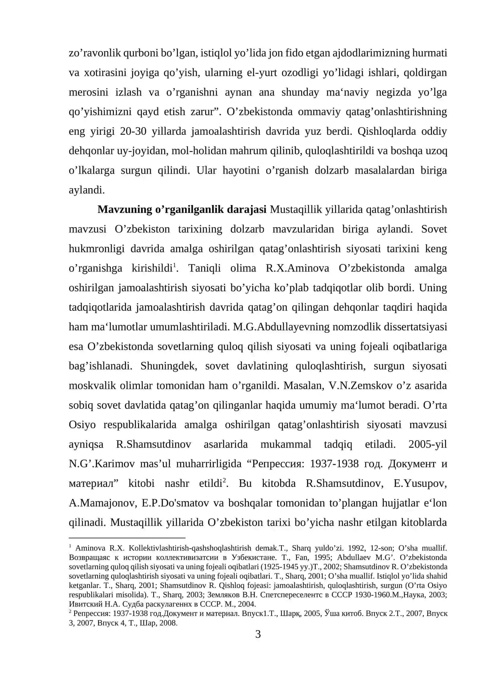 Mustabid sovet tuzumining O'zbekistondagi qatag'onlik siyosati 3