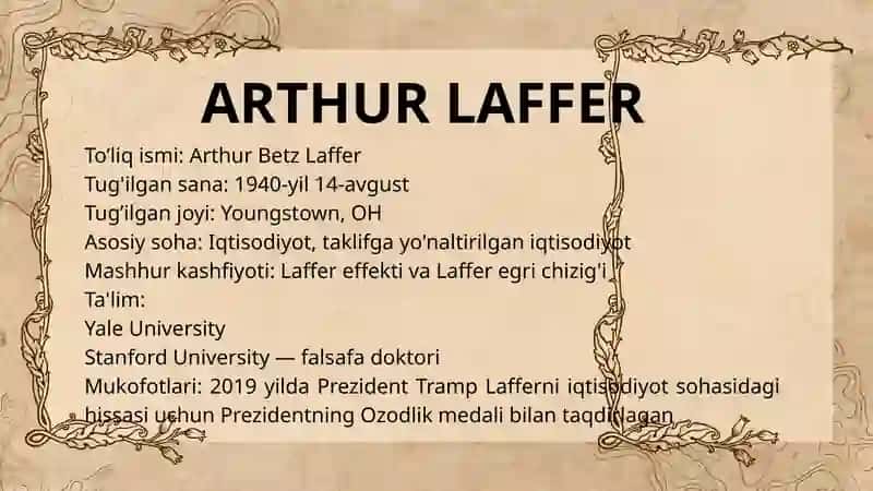 ARTHUR LAFFER 3