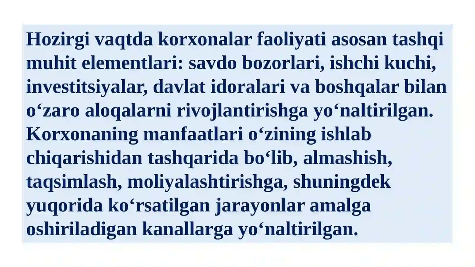 Amaliy mashg’ulot. Korxonalarning tashkiliy-xuquqiy shakllari 3