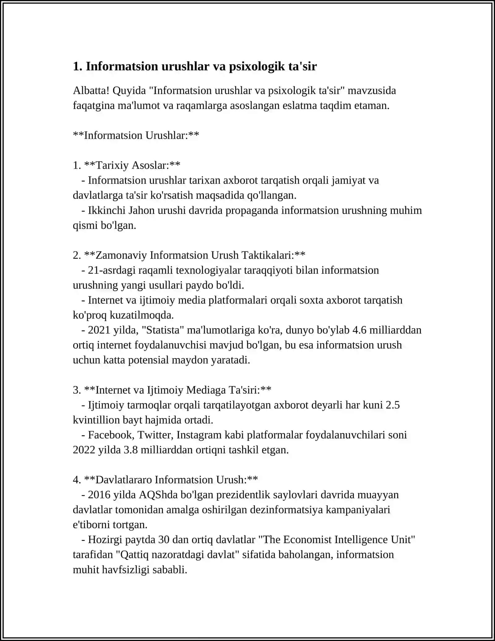 INFORMATSION-PSIXOLOGIK XURUJLAR 3