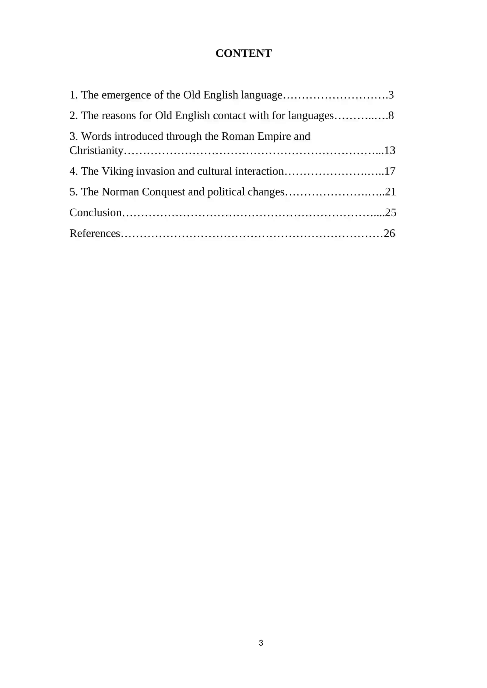 Foreign influences on Old English: Latin, Scandinavian, and French languages 3