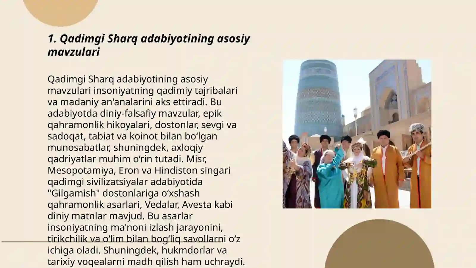 Eng qadimgi Sharq adabiyotida vatanparvarlik gʻoyasi 3