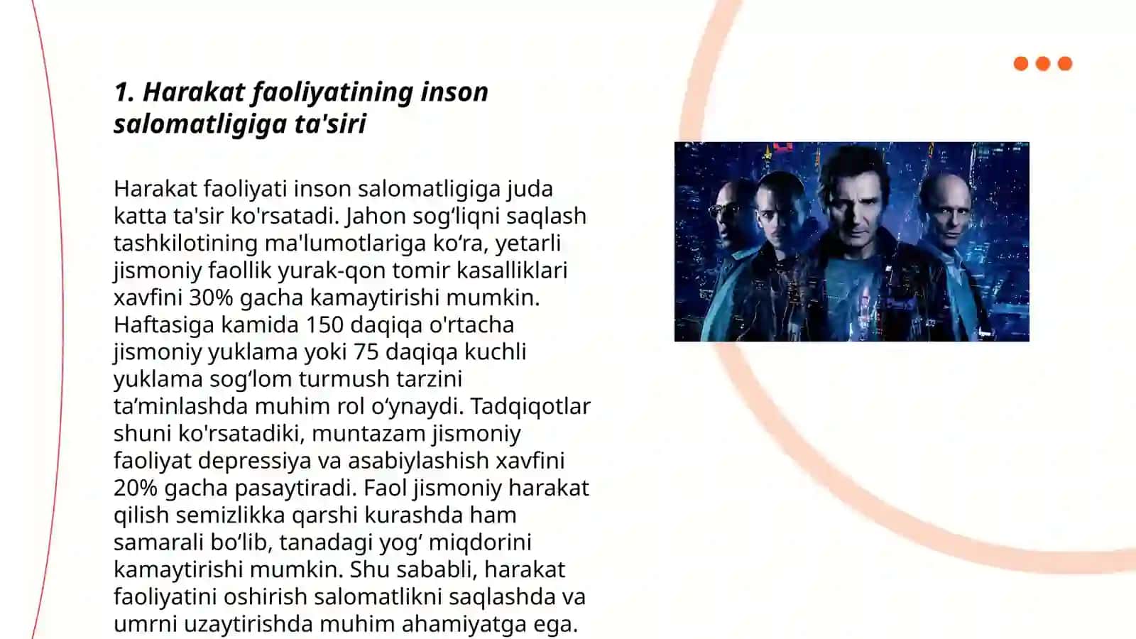 Harakat faoliyati 3