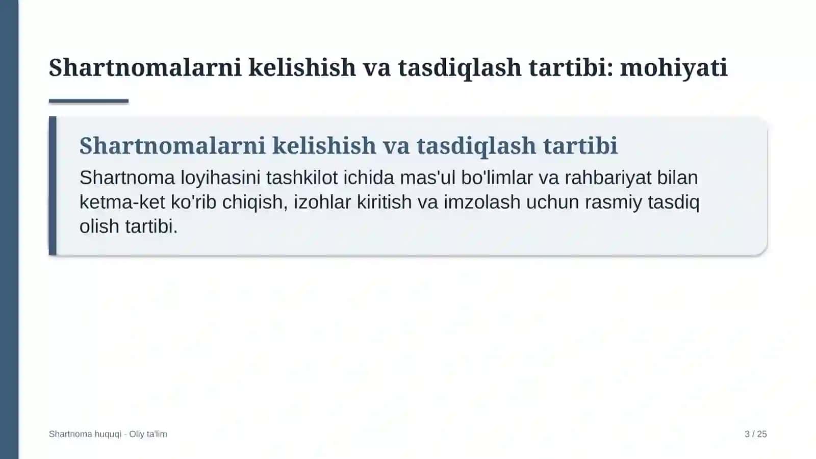 nonvoyxonalarda shartnomalarni kelishish va tasdiqlash tartibi 3371 3