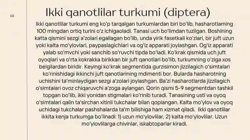 Chivin, pashsha, iskabtopar. Zararkunanda hasharotlar 3
