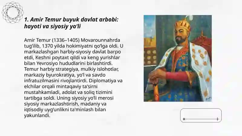 Amir Temur buyuk davlat arbobi 3
