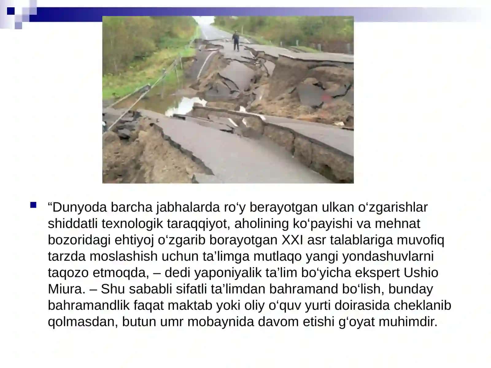 HAYOT FAOLIYAT XAVFSIZLIGINI TA'MINLASHGA OID XALQARO TAJRIBA VA IZLANISHLAR TAHLILI 3