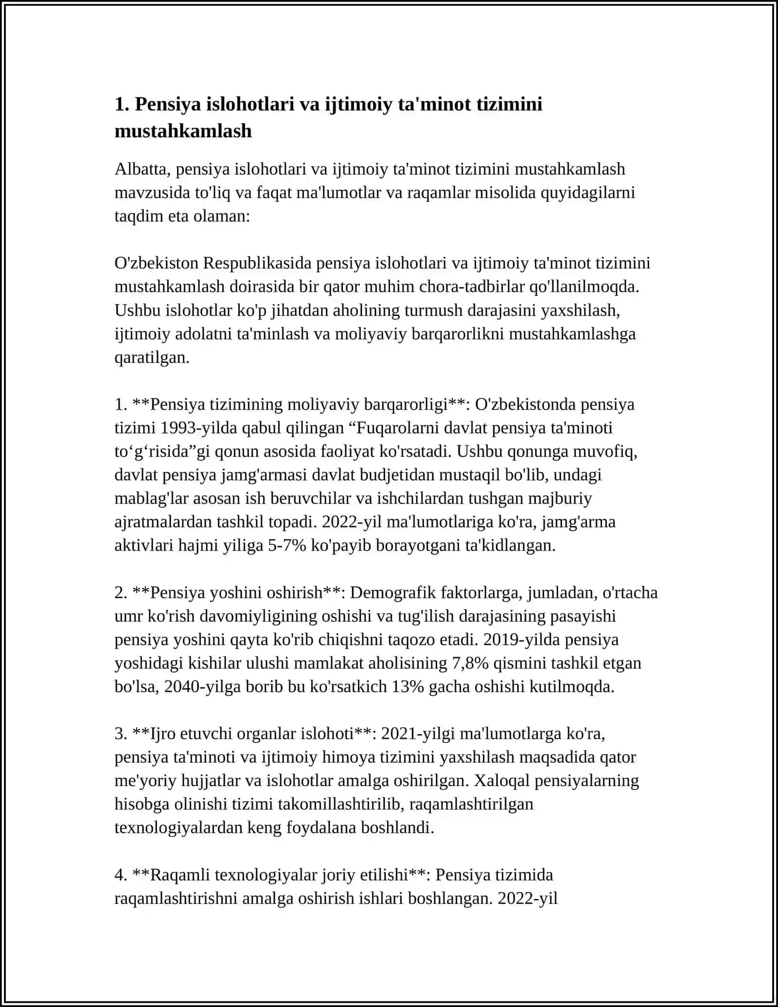 O'ZBEKISTONDA MUSTAQILLIK YILLARIDA AMALGA OSHIRILGAN KUCHLI IJTIMOIY SIYOSAT 3
