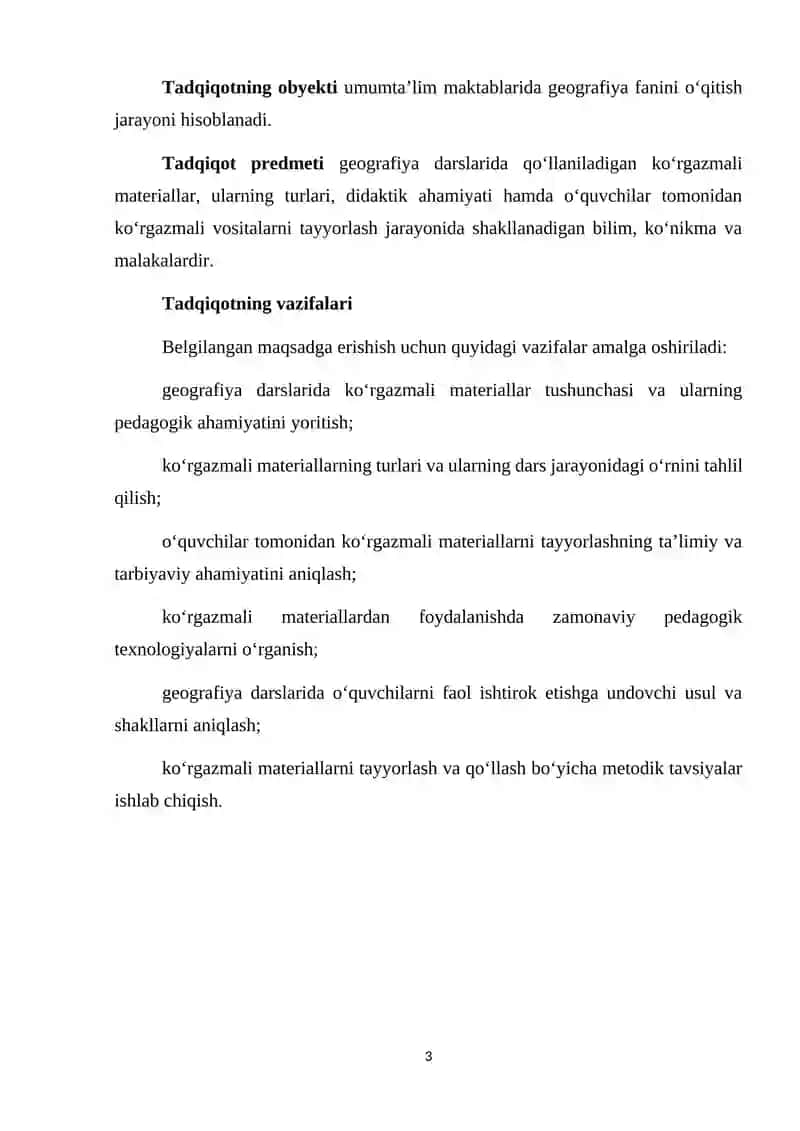 Geografiya fanini o'qitishda ko'rgazmali vositalardan foydalanish 3