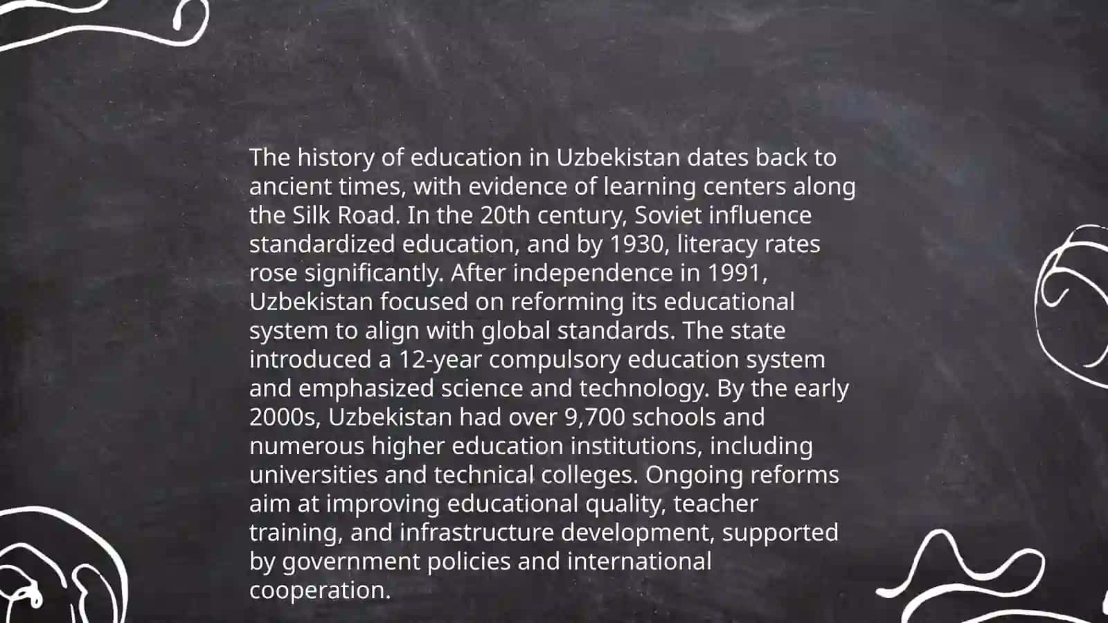 Education system in Uzbekistan 3