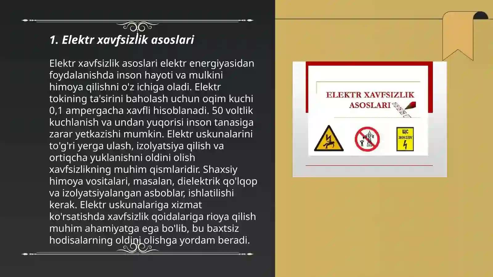 Elektr xavfsizlik choralari 3